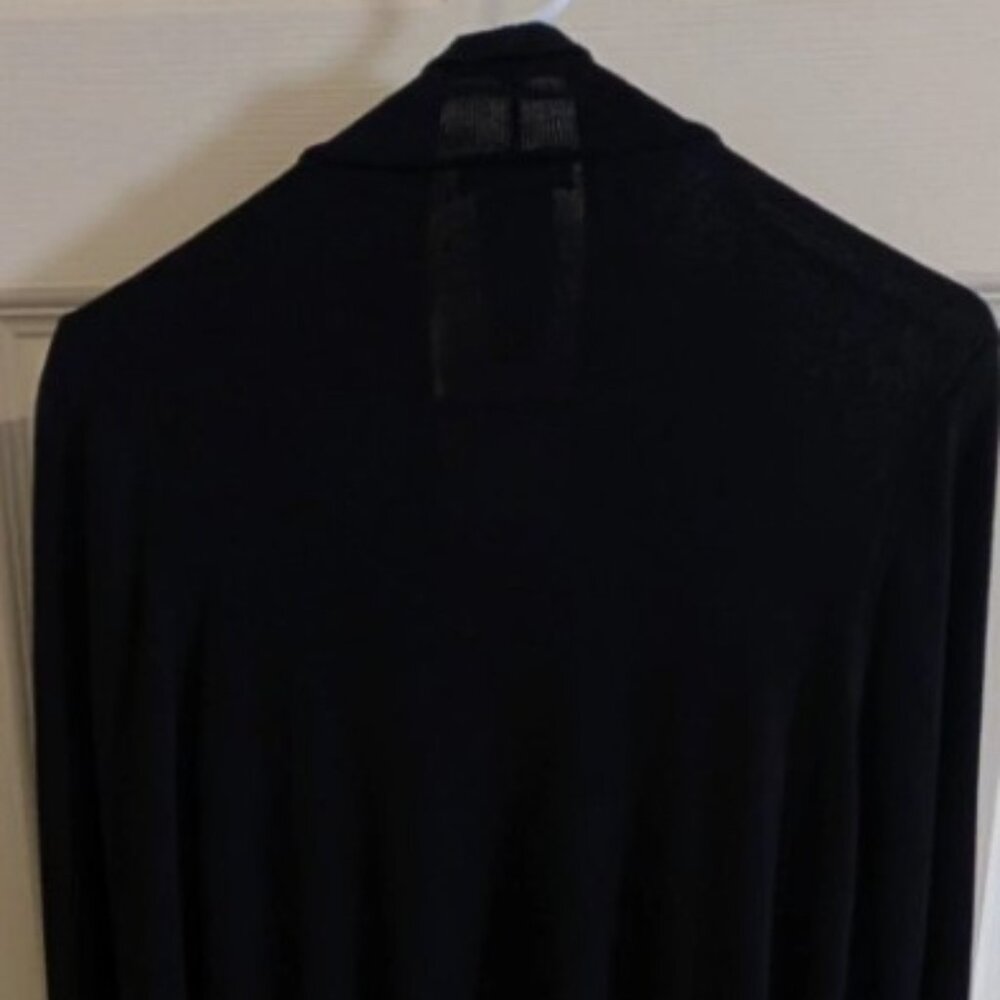 Premise Womens Plus XXL Long Sleeve Cardigan Sweater Shrug Black - Picture 3 of 5